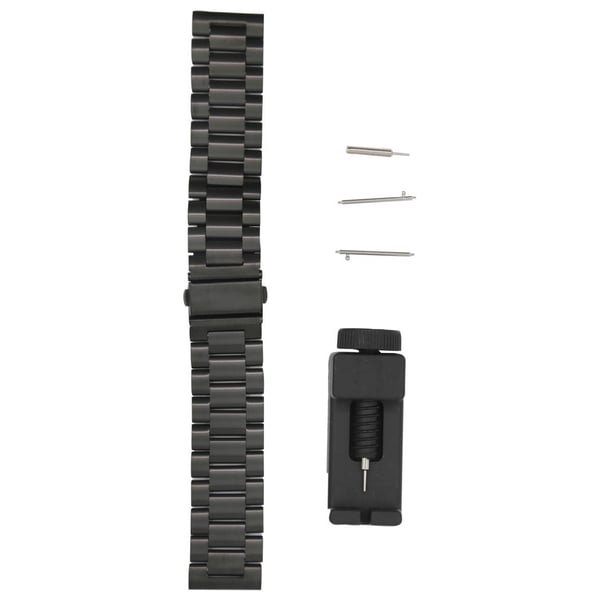 Urrem 22 mm Huawei Watch GT / Magic / TicWatch Pro rustfrit stål Black