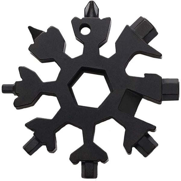 Multifunktionsværktøj 18-i-1 Snowflake Black