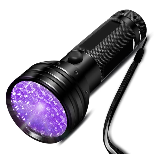 UV-taskulamppu 51 LED-valolla 395 nm vedenpitävä UV-taskulamppu 51 LED-valolla 395 nm vedenpitävä