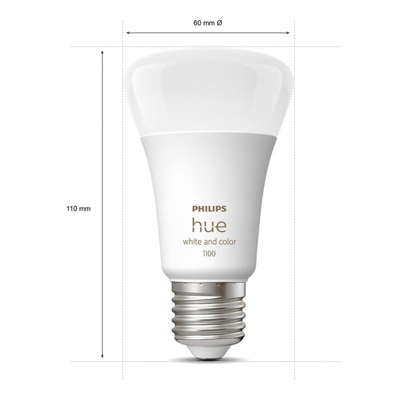 Hue White Color Ambiance E27 4-pak