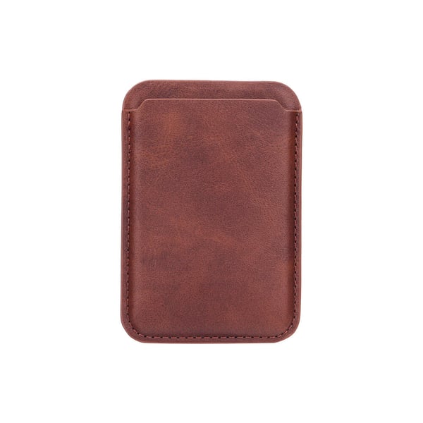 Magnetisk Kortholder iPhone 12 og nyere Brun