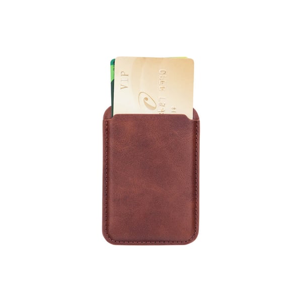 Magnetisk Kortholder iPhone 12 og nyere Brun