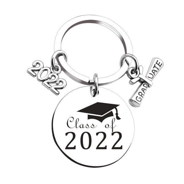 Nøkkelring med "Class of 2022"-merke for eksamen