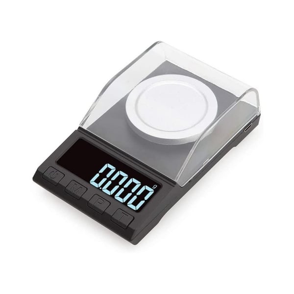 Digital vægt, fin skala, juvelervægt, præcisionsvægt, guldvægt 10g/0,001g