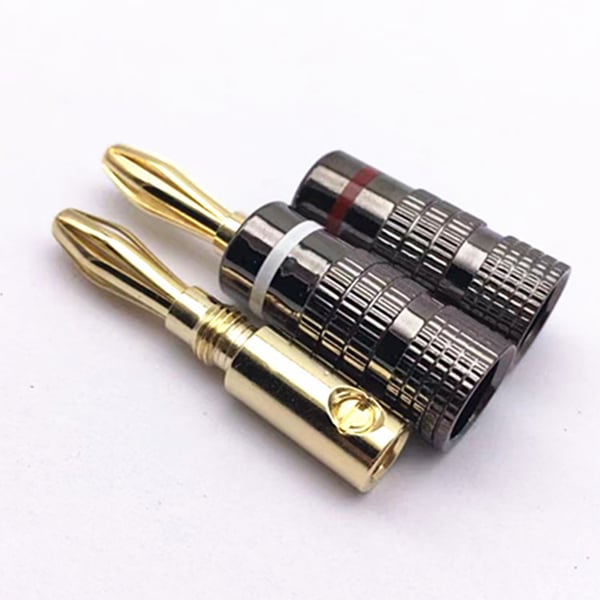 4 mm kullattu banaanitulppa 4 kpl