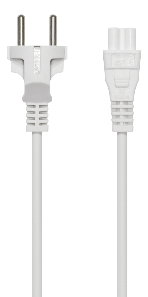 Earthed device cable, straight CEE 7/7 > IEC C5, 3m