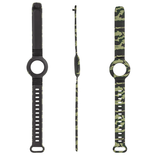 Apple AirTag silicone wristband, camouflage