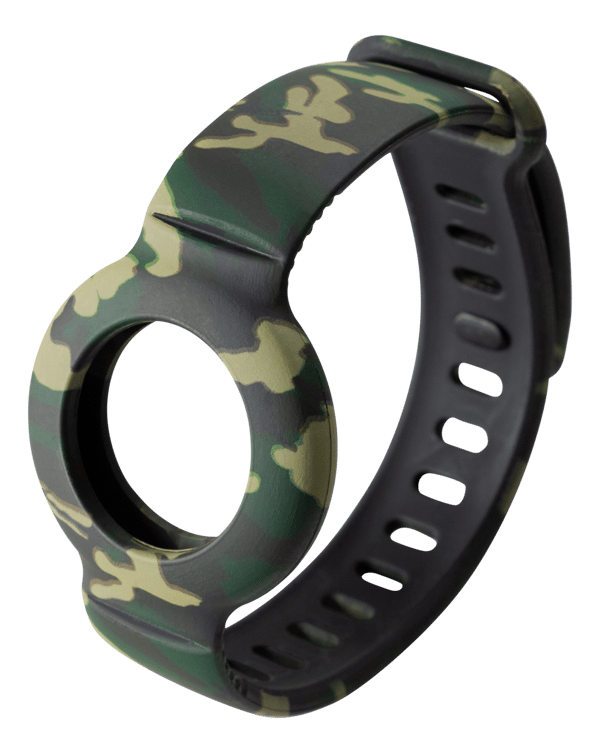 Apple AirTag silicone wristband, camouflage