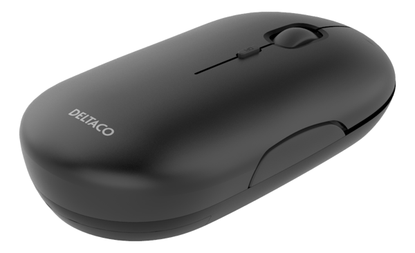 Wireless flat silent mouse 1600DPI USB receiver 4button