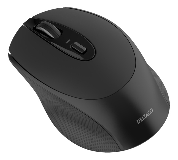 Wireless office silent mouse, USB receiver, rubber coated
