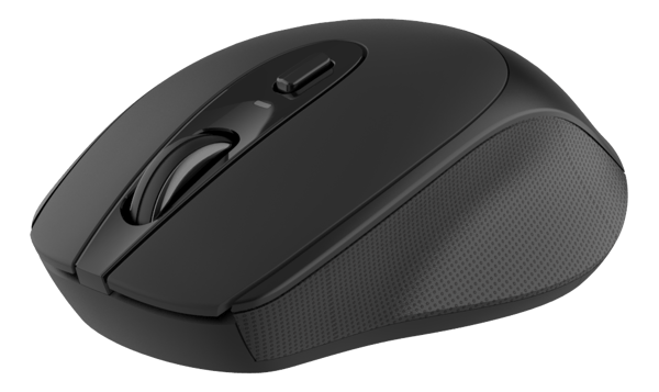 Wireless office silent mouse, USB receiver, rubber coated