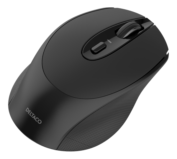 Wireless office silent mouse, USB receiver, rubber coated