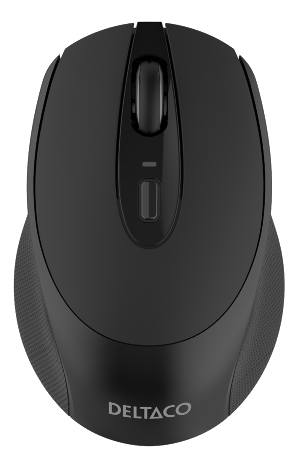 Wireless office silent mouse, USB receiver, rubber coated
