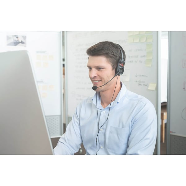 Hovedtelefon PortaPro Communication Headset On-Ear Mic Sort