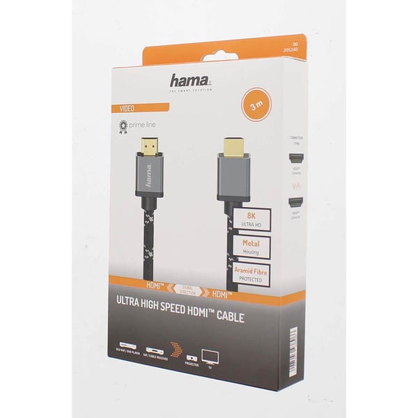Kabel HDMI Ultra High Speed 8K 48Gbit/s Metal 3.0m
