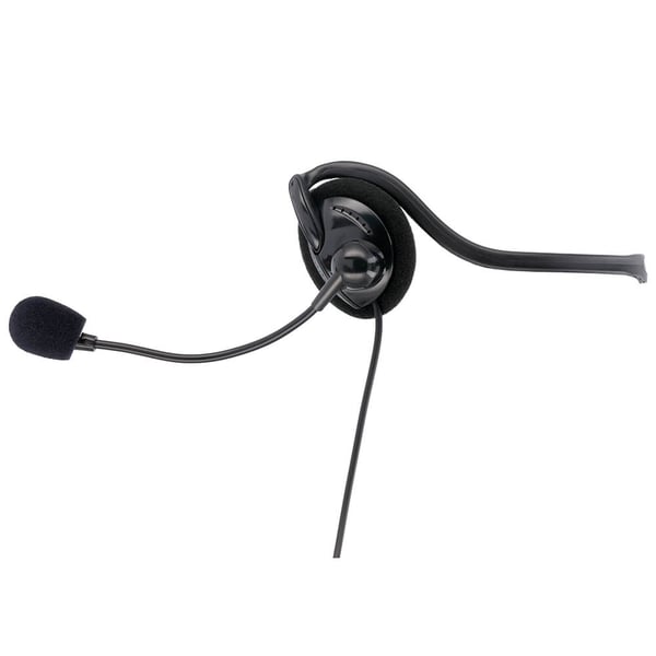 PC Office Headset NHS-P100 Stereo Nakkebøyle Svart