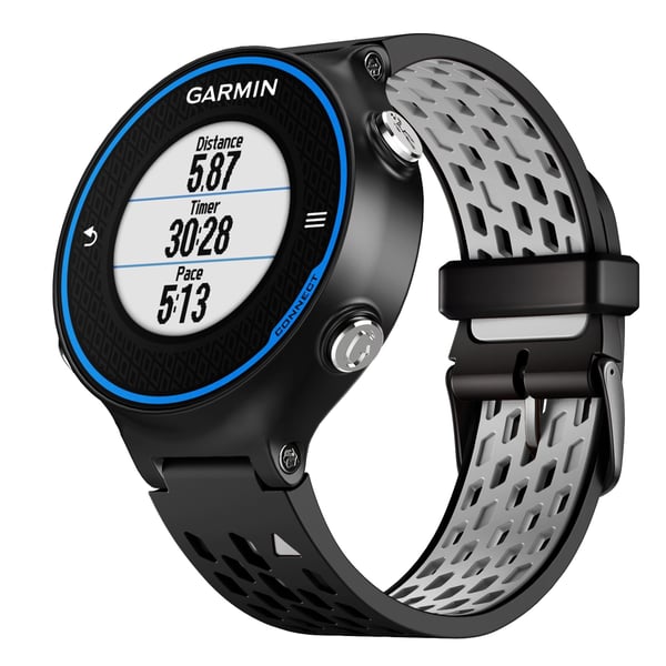 Garmin Forerunner 620/630/220/230/235 / 735XT ranneke musta/harmaa