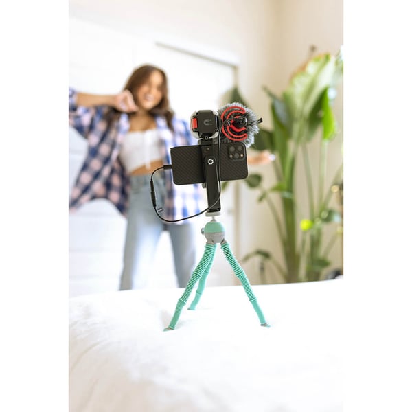 Bordsstativ Smartphone Kit Podzilla Medium Turkos