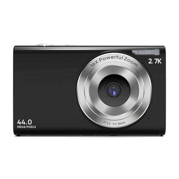 Digitalkamera 2,7K / 44MP / 16x zoom Sort