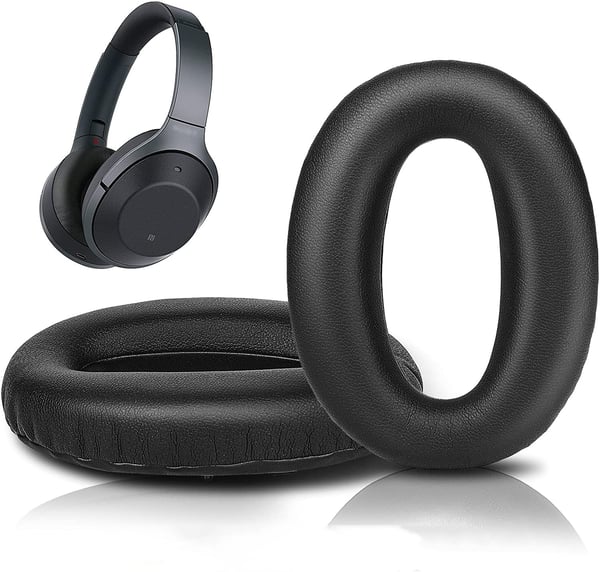Ørepuder til Sony MDR-1000X WH-1000XM2 1 par sort