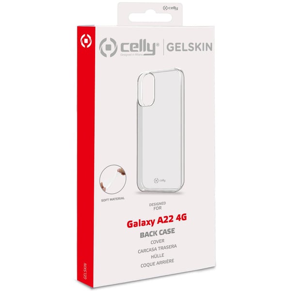 Gelskin TPU-deksel til Galaxy A22 4G gjennomsiktig