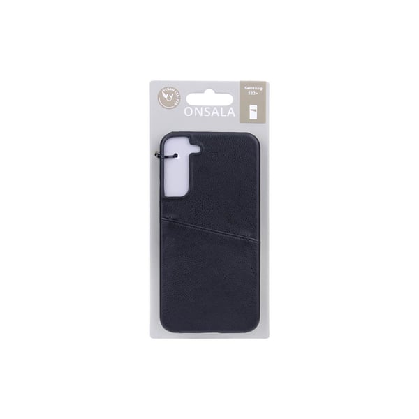 Mobilcover med Kortrum Samsung S22+ Sort