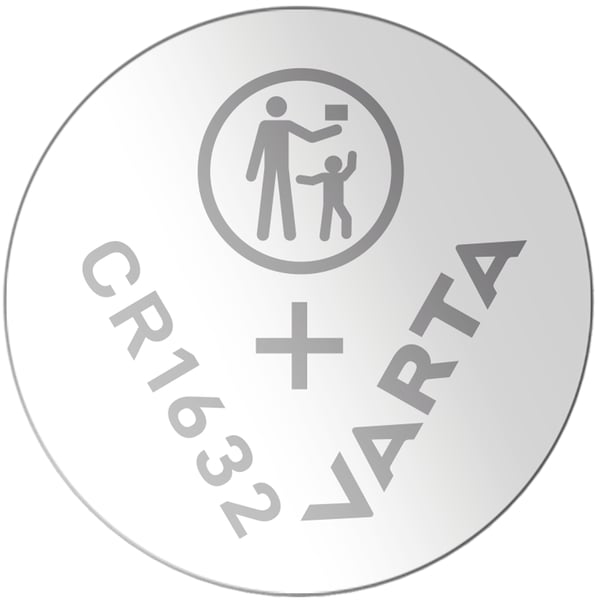 CR1632 3V litium-knapcellebatteri, 2-pak