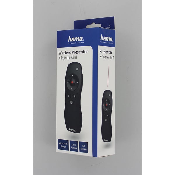 Wireless Presenter X-Pointer 6-in-1 Svart