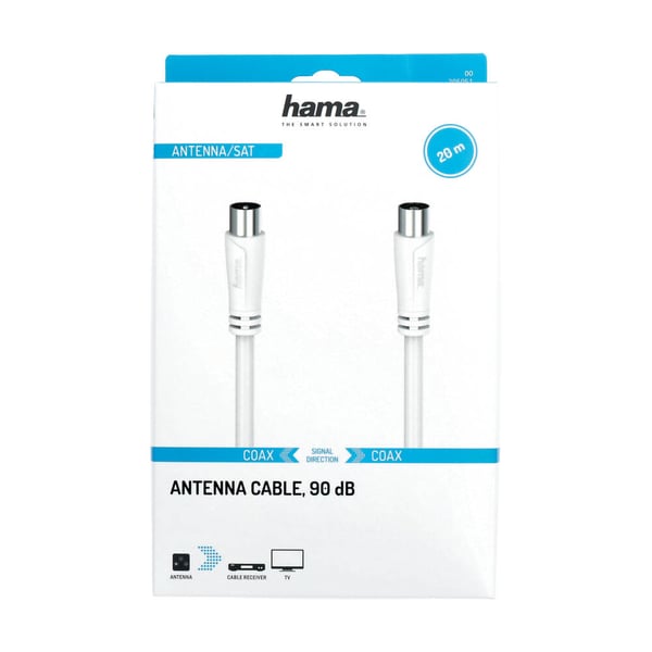 Cable Antenna 90dB White 20.0m