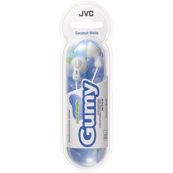 Hodetelefon F14 Gumy In-Ear Hvit