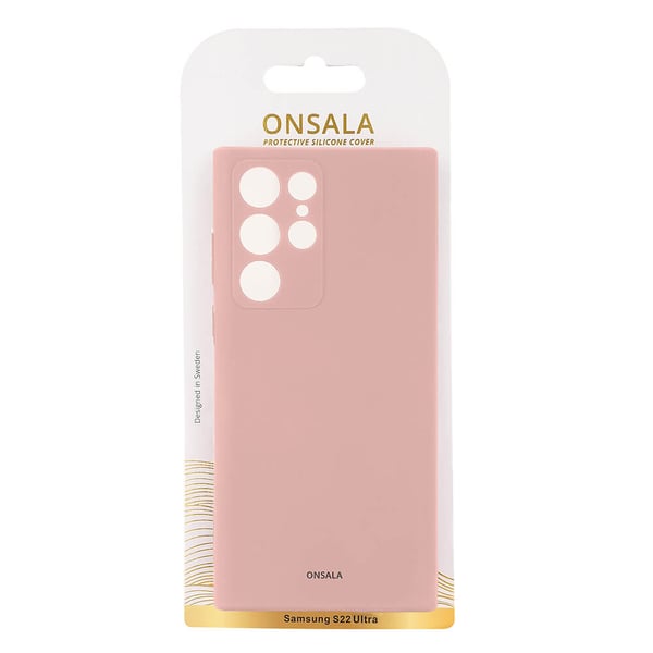 Mobildeksel Silikon Sand Pink - Samsung S22 Ultra