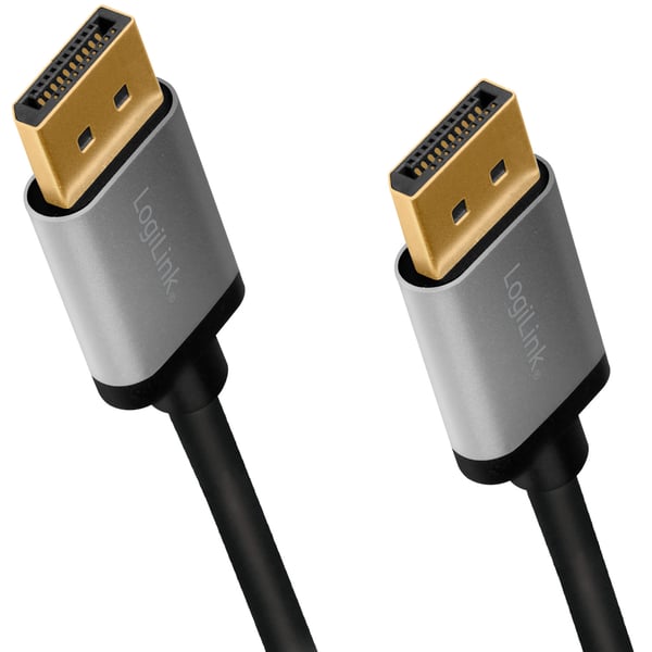 DisplayPort 1.2-kabel 4K/60Hz 1m aluminium