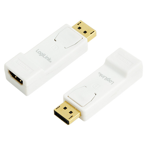 DisplayPort 1.1 til HDMI 1.3 1080p/60 Hz adapter hvid