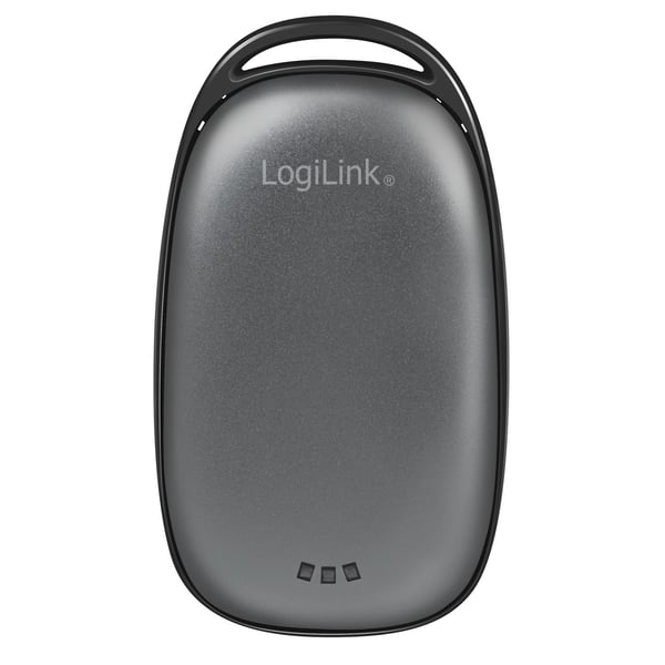 PowerBank 4000 mAh 10W håndvarmer metallisk grå