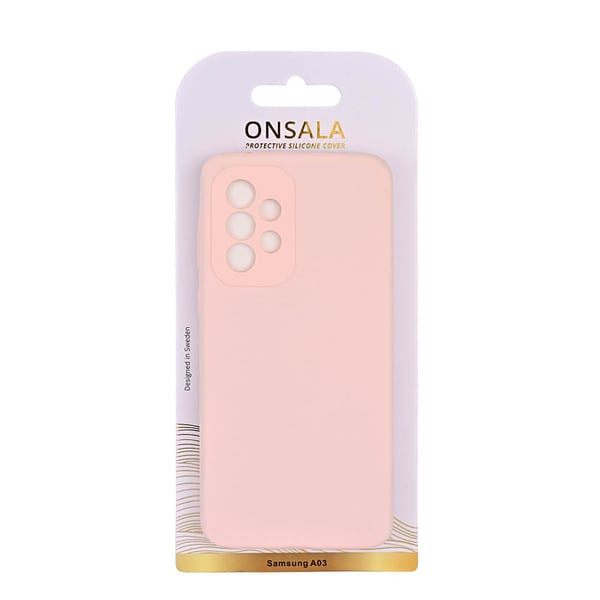 Mobilcover Silikone Chalk Pink - Samsung A03