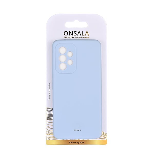 Mobilcover Silikone Light Blue - Samsung A53