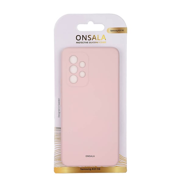 Mobilcover Silikone Chalk Pink - Samsung A53