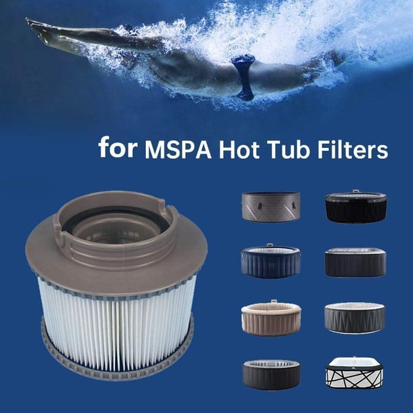 2-Pak - Poolfilter til MSPA oppustelige pools FD2089 - Poolfilter