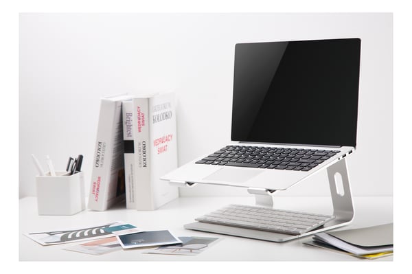 Office, High-rise laptop riser, 5kg, aluminum