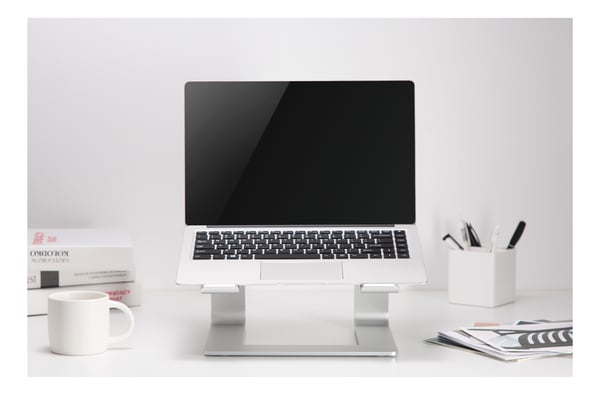Office, High-rise laptop riser, 5kg, aluminum