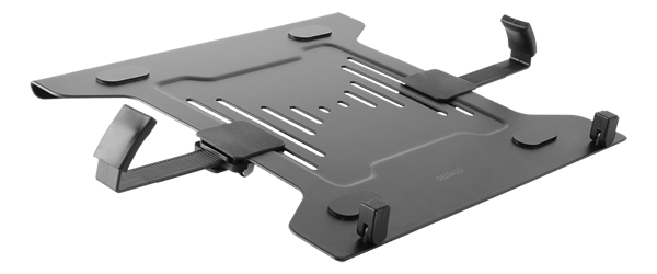 Universal laptop holder, steel, VESA, black