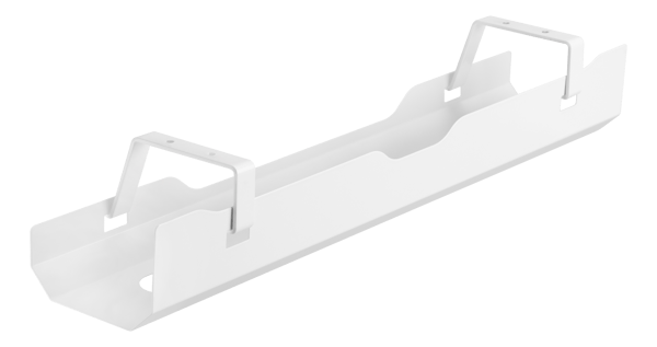 Office Underdesk cable management tray steel 600x135x108mm