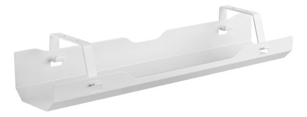 Office Underdesk cable management tray steel 600x135x108mm