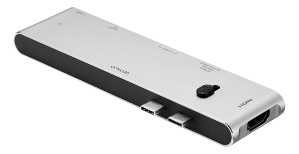 USB-C docking station, HDMI/SD/mSD reader,works with MacBook