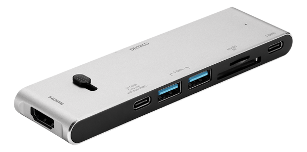 USB-C docking station, HDMI/SD/mSD reader,works with MacBook