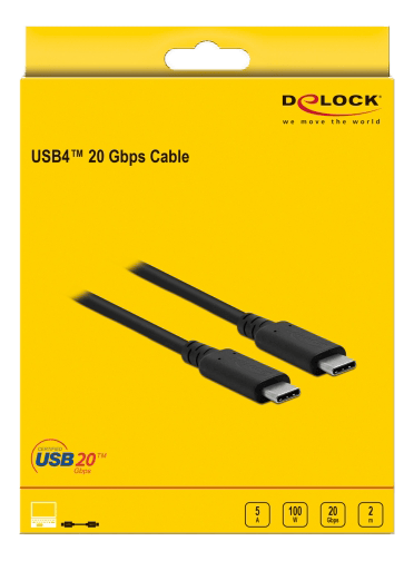 USB4™ 20 Gbps Cable 2 m