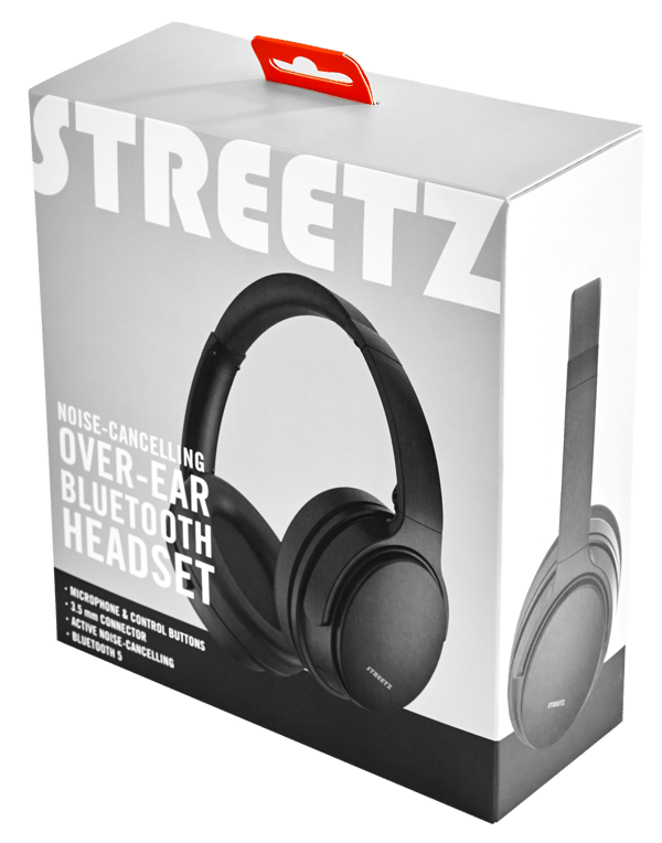 BT500 BT noise-cancelling headphones mic. black