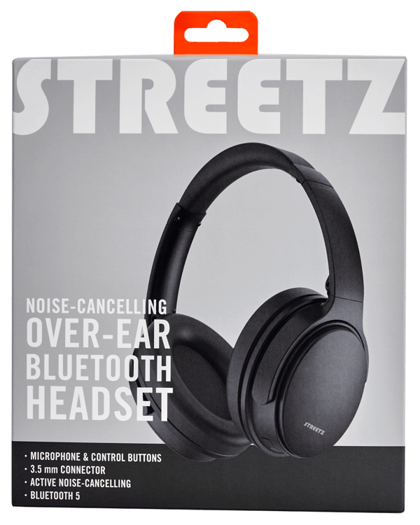 BT500 BT noise-cancelling headphones mic. black