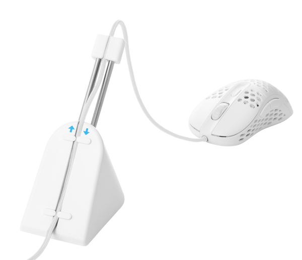 WA85 Mouse Bungee extendable arm fits all wired mice white