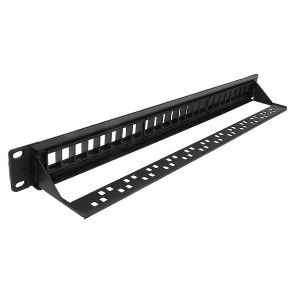 Patch Panel 19" 1U Keystone CAT6 UTP 24 Portar